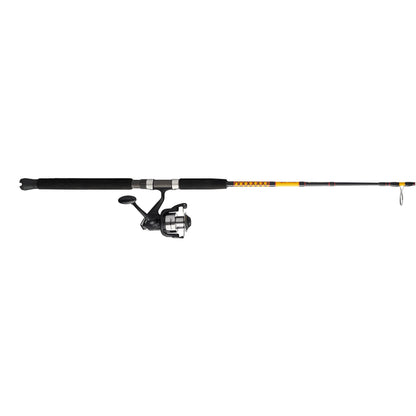 Ugly Stik Bigwater Spinning Reel and Fishing Rod Combo,Black/Red/Yellow