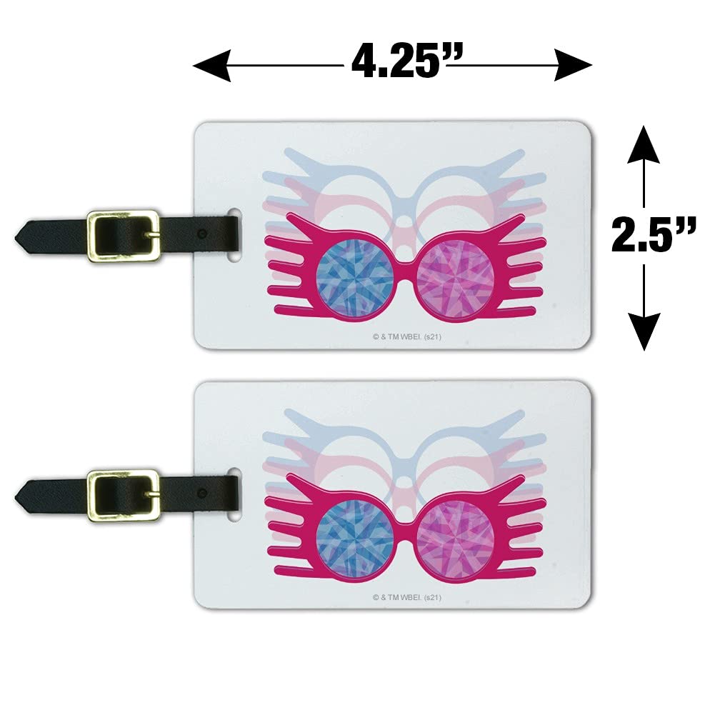 Harry Potter Luna Lovegood Specterspecs Luggage ID Tags Cards Set of 2