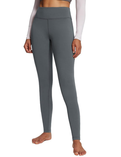 baleaf Winter Clothing for Women Leggings Fleece Lined Tights Thermal Warm Thick Yoga Pants Cold Weather Gear Grey XS