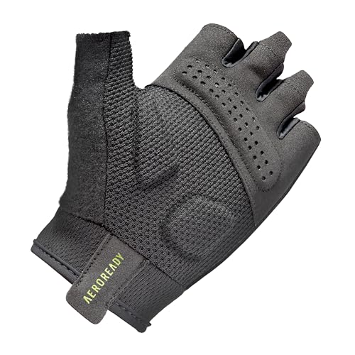 adidas Essential Training & Weightlifting Gloves, Fingerless Workout Gloves