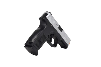 FN Herstal FNS-9 Spring Powered Airsoft Pistol, Silver-Black