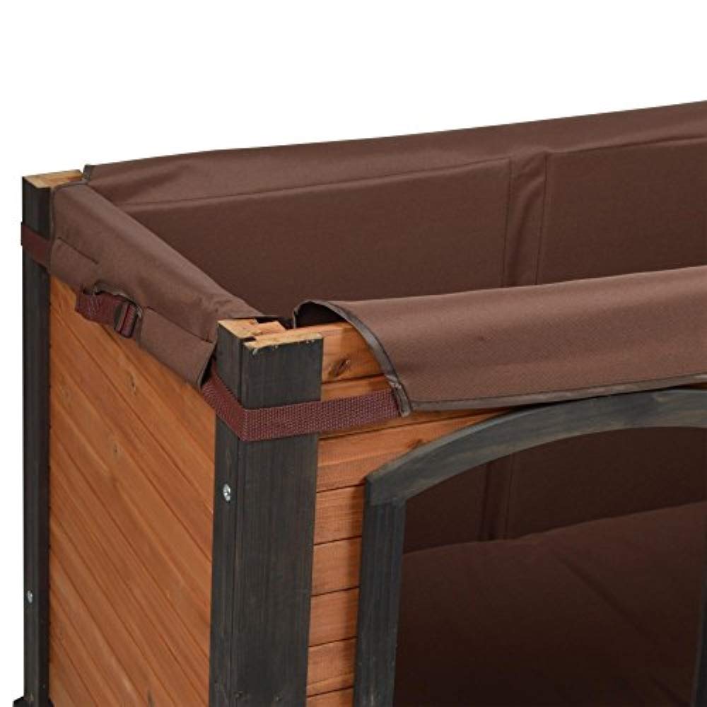 PRECISION PET PRODUCTS Log Cabin Dog House Insulation Kit - Machine Washable -Large