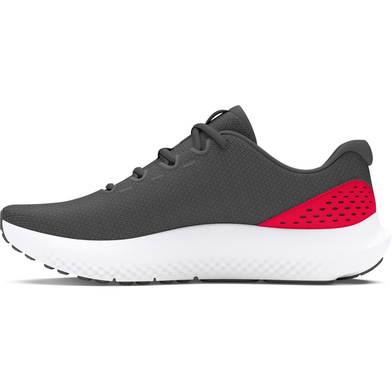 Under Armour Men's Charged Surge 4, (107) Castlerock/Red/Red, 10.5, US