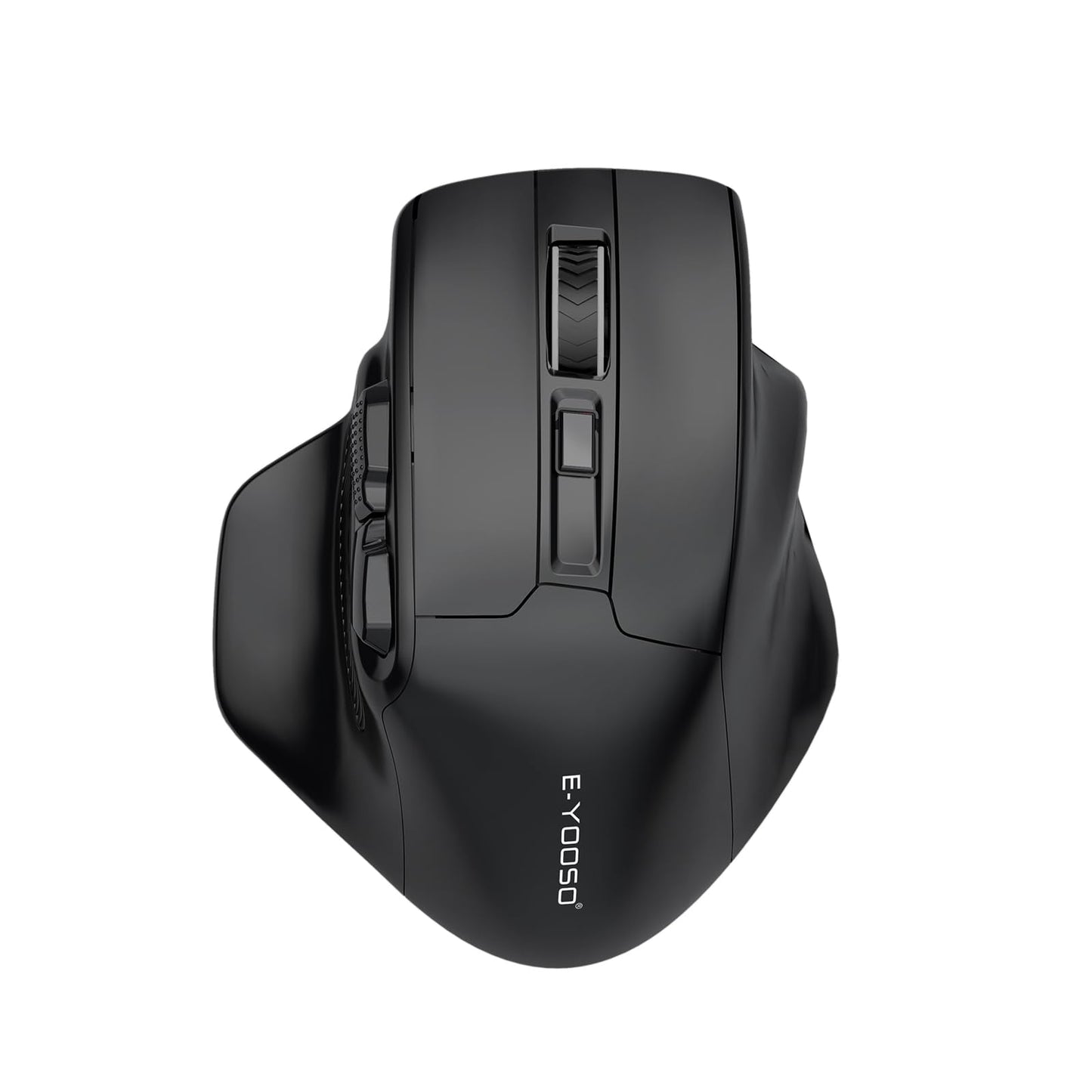 E-YOOSO Large Wireless Mouse for Big Hands, X-31 Cordless Ergo Computer Mouse, 6 Buttons, 5-Level 4800 DPI, 18 Months Battery Life, for Laptop, PC, Chromebook (Black)
