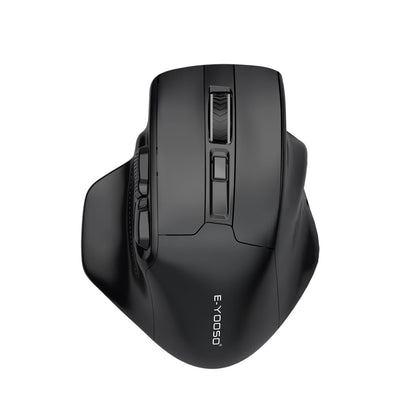 E-YOOSO Large Wireless Mouse for Big Hands, X-31 Cordless Ergo Computer Mouse, 6 Buttons, 5-Level 4800 DPI, 18 Months Battery Life, for Laptop, PC, Chromebook (Black)