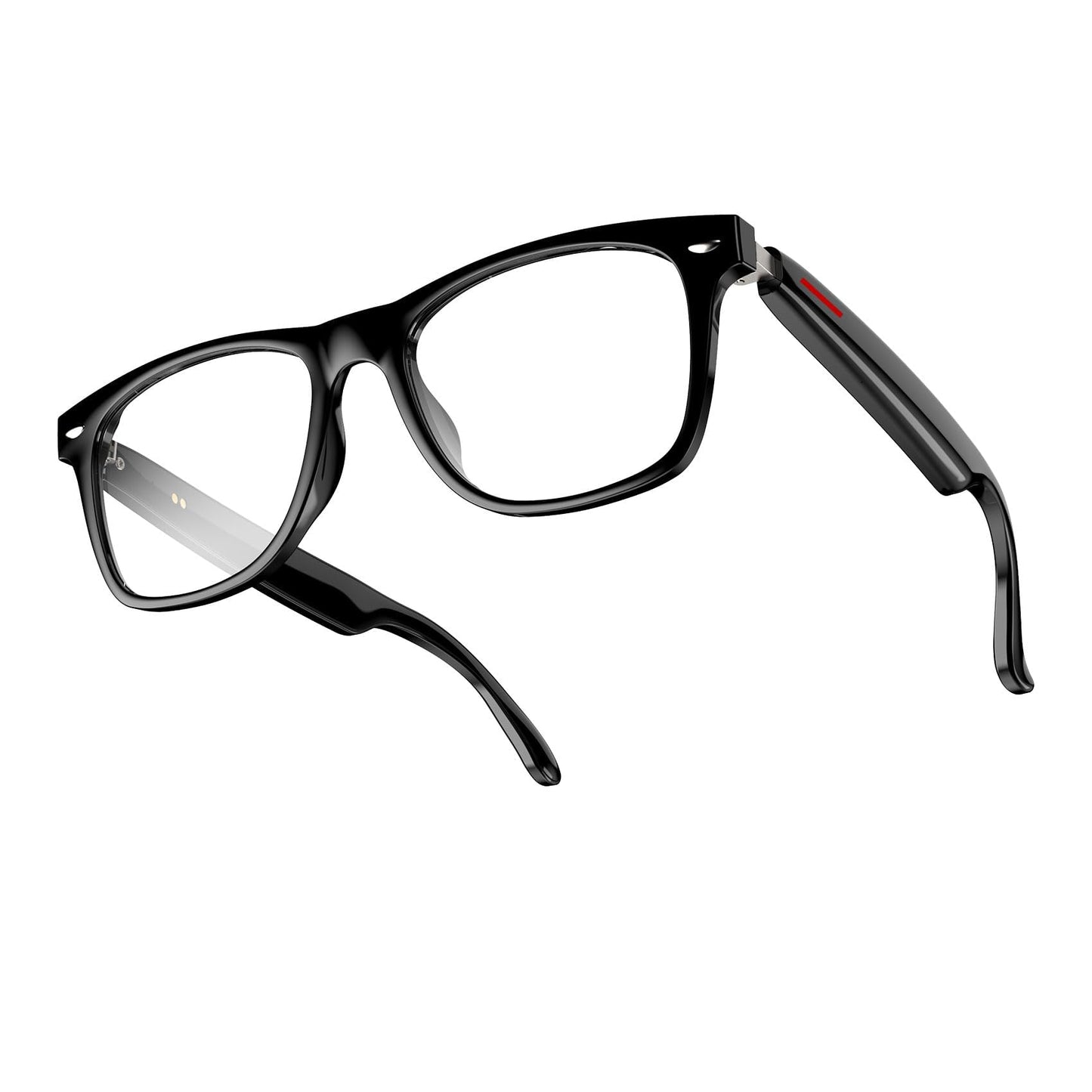 Blackview Smart Glasses, 5.3 Bluetooth Sunglasses with Open Ear Speaker, Voice Assistant Compatible, Blue Light Blocking Lens