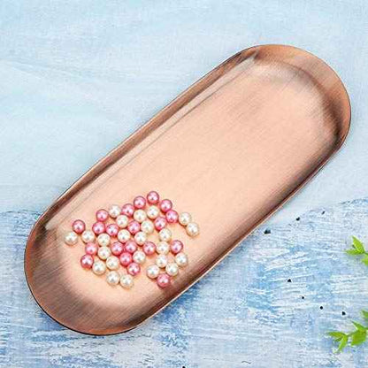 Candle Tool Tray, Aromatherapy Candle Tool Tray Organizer, Storage Trays Plates, Exquisite(Large Retro Copper Color)
