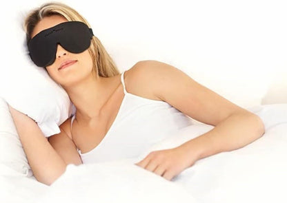 Sound Oasis GTS-1000 Glo to Sleep Eye Mask, Night-time Adult Sleep Aid for Men and Women, Tranquil Deep REM Sleep, Relaxation Zen Therapy, Contoured Hypoallergenic Material