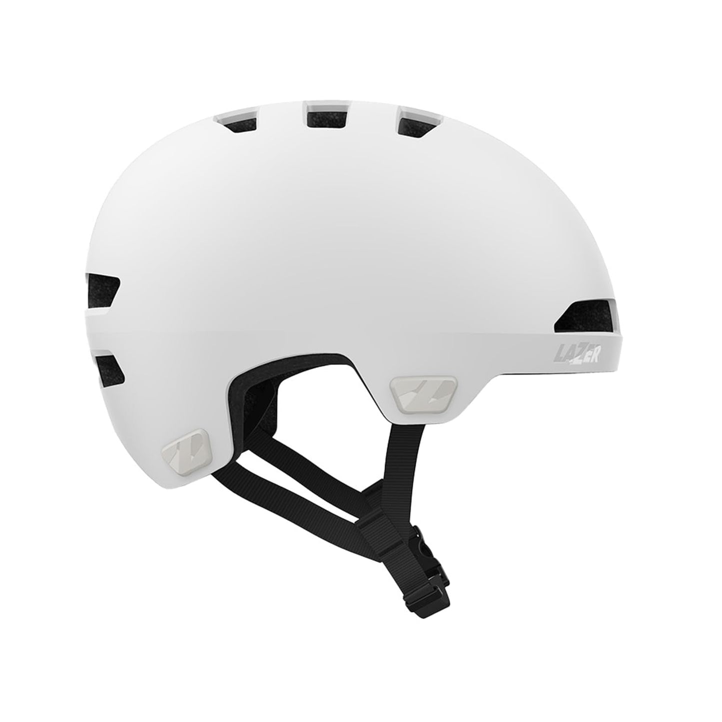 LAZER Maze Jr. KinetiCore Kids Bike Helmet, Girls and Boys Toddler Bicycle Helmet for Ages 5 and Over, Adjustable Fit from 50-56 cm, Matte White