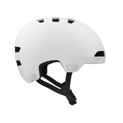 LAZER Maze Jr. KinetiCore Kids Bike Helmet, Girls and Boys Toddler Bicycle Helmet for Ages 5 and Over, Adjustable Fit from 50-56 cm, Matte White