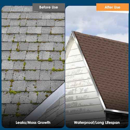 Aluminum Roll Flashing, 12'' x 50' Metal Roofing Roll for Roof and Garden, Prevents Roofing Stains, 0.019-inch/0.3 mm Thickness (26GA) Roof Strip for Moss and Mildew Prevention