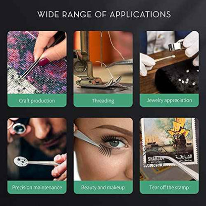 4 Pieces Precision Soldering Tweezer ESD Industrial Electronic Tweezers Tool Set Include Fine Point Tip Straight Tweezer and Locking Curved Tip Precision Tweezer for Jewelry Makeing Craft