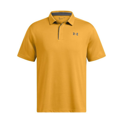 Under Armour Men's Tech Golf Polo, (711) Golden Yellow / / Pitch Gray, X-Large Tall