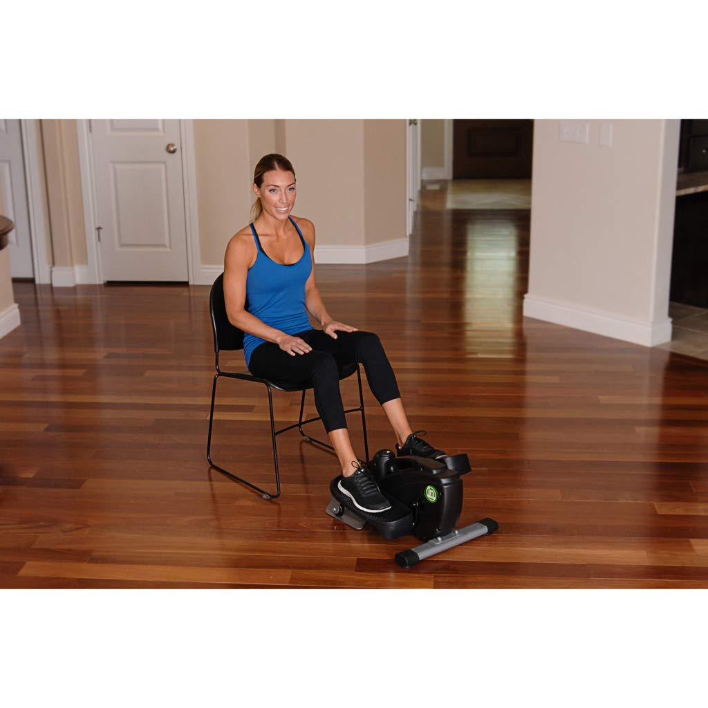 Stamina InMotion Compact Strider Elliptical Foot Pedal Exerciser with Smart Workout App for Home - Up to 250 lbs Weight Capacity