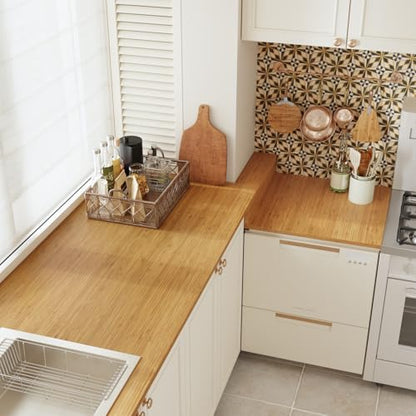 CRE8TIVE Teak Brown Wood Peel and Stick Wallpaper Thick Natural Wood Contact Paper for Cabinets Countertops Waterproof Vinyl Self Adhesive Brown Wallpaper for Bedroom Kitchen Desk Furniture 12"x80"