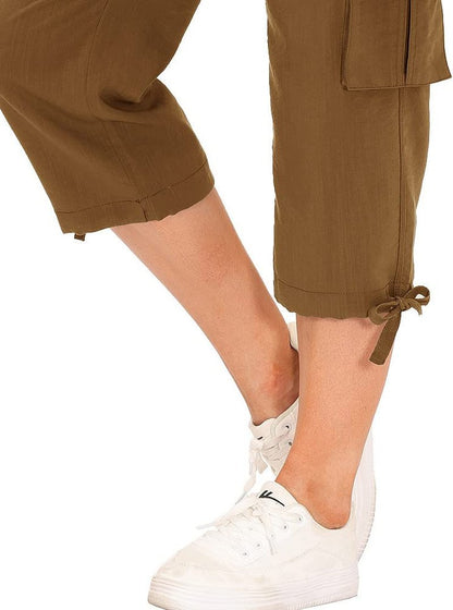 Womens Hiking Cargo Shorts Dry Fit Stretch Athletic Shorts with Pockets XX-Large