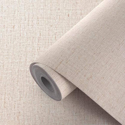 Beige Grasscloth Peel and Stick Wallpaper 3M