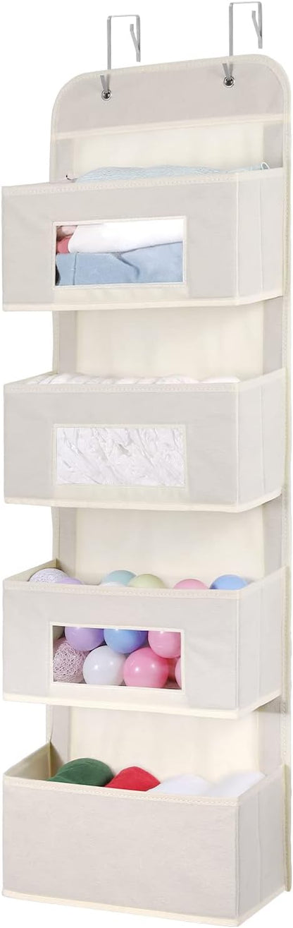 MAX Houser 4-Shelf Over The Door Hanging Organizer