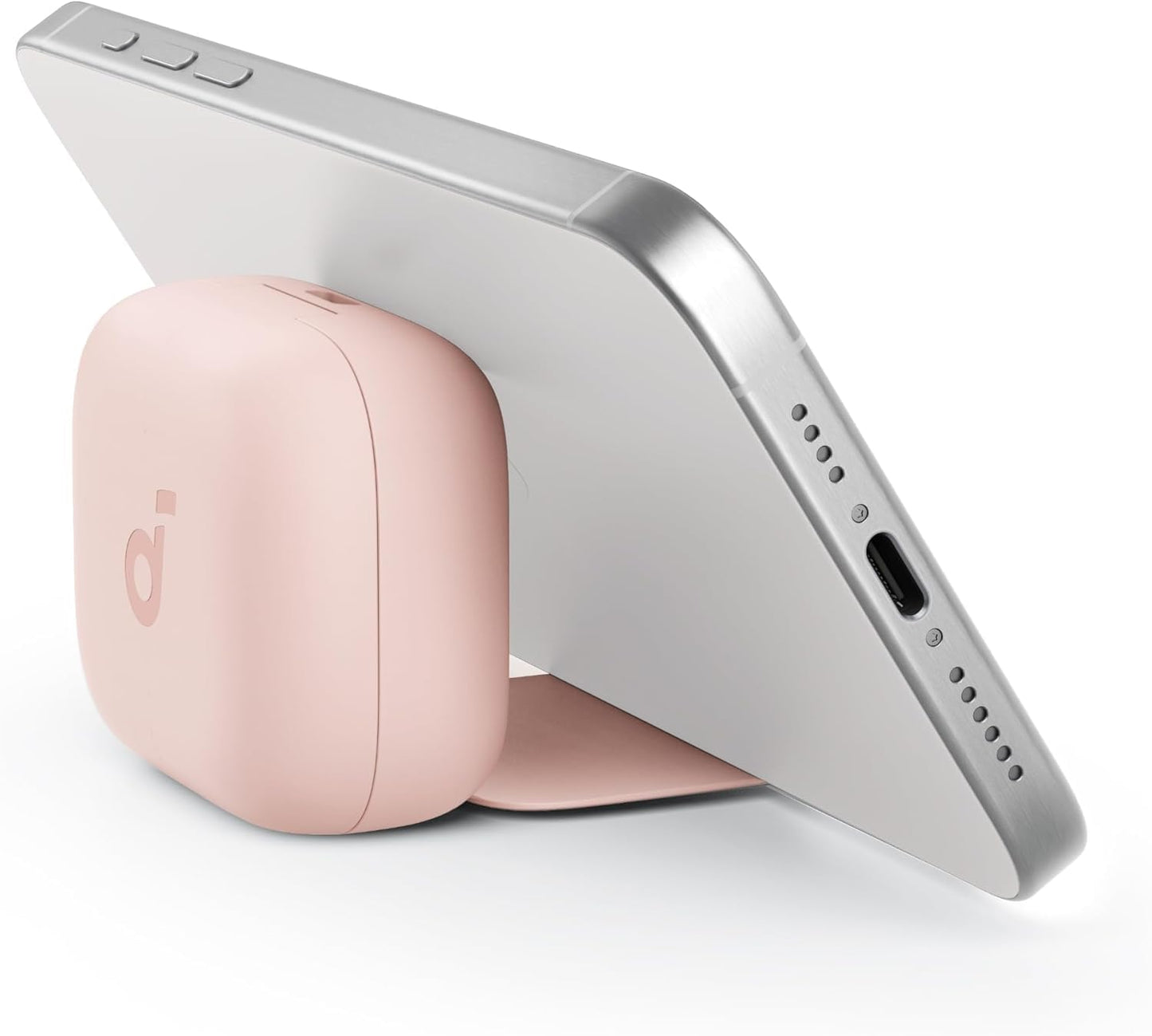 Soundcore P30i by Anker Noise Cancelling Earbuds, Strong and Smart Noise Cancelling, Powerful Bass, 45H Playtime, 2-in-1 Case and Phone Stand, IP54, Wireless Earbuds, Bluetooth 5.4 (Pink)