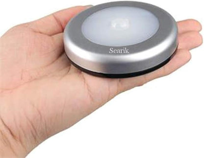 Searik Motion Sensor Night Light Indoor, Wireless Battery Operated LED Night Light Safety Lamp Step Lights Under Cabinet Lights for Stair, Bathroom, Closet, Hallway, Path