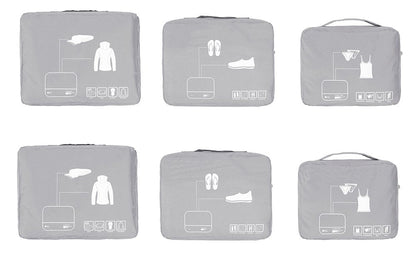 Packing Cubes Set Travel Luggage Organizers Suitcase Lightweight Accessories