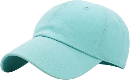 KBETHOS® Classic Cotton Adjustable Low Crown Cotton Baseball Cap, Mint