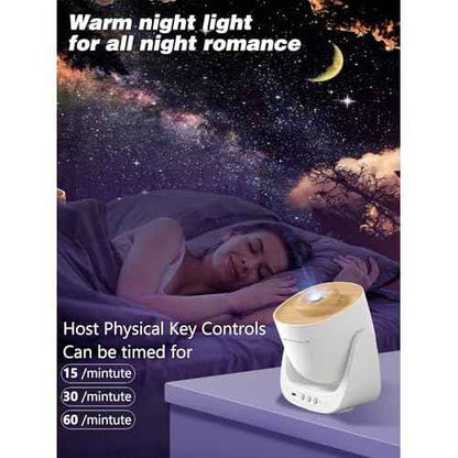 Galaxy Star Projector for Bedroom, Home Planetarium Night Light Projector with Timer High-Definition Soft Light for Relax, Kids, Ceiling, Room Decoration, Gifts
