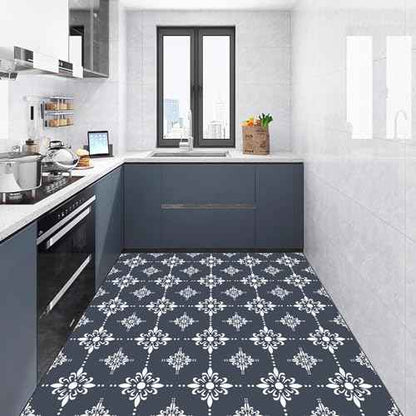 2pcs 12 x 12 Inches Large Floor Tile Stencils for Painting Floors, Tiles, Walkway, Patio, Wood, Reusable Mandala Stencil for Porch Concrete Floor Stencil
