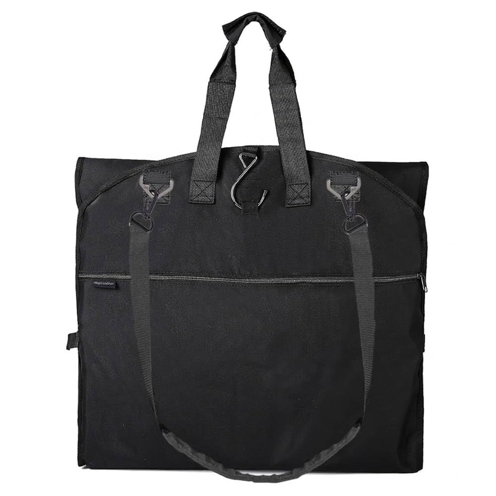 Magictodoor 66" Versatile Travelling bags Wedding Dress Travel Garment Bag Tri-Fold Gown Length w/Hanging Hook Extra Pocket
