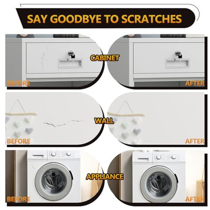 White Touch Up Paint, Appliance Cabinet Furniture Wood Touch Up Paint for Wall