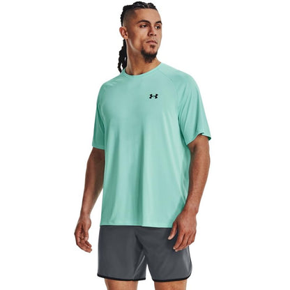 Under Armour Men's Tech 2.0 Short-Sleeve T-Shirt, (362) Neo Turquoise / / Black, Small