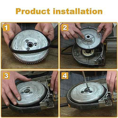 2 Pack 650721-00 Bandsaw Rubber Tires Replacement for Dewalt Bandsaw DWM120 A02807 DW328K 3129K 725 726 736 7724 9725 D28770 D28770K DCS374 Wheel Rubber