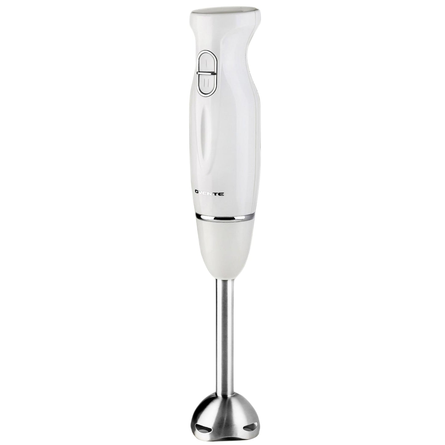 OVENTE Immersion Hand Blender, 300W Electric Handheld Portable Stick Mixer with 2 Mixing Speed and Stainless Steel Blades for Effortless Blending Smoothies, Shakes, Puree or Baby Food, Red HS560R