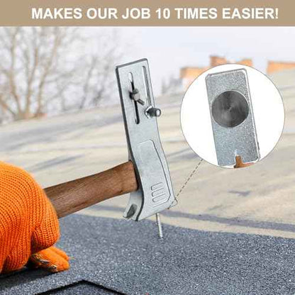 Magnet Roofing Hatchet,17oz Magnetic Faced Roofing Hatchet for Quick Installation of Roofing Nails And Felt Caps