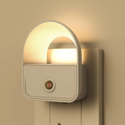 6 Pack Night Light Plug in, White LED Nightlights with Smart Dusk to Dawn Sensor, Plug into Wall Nightlights Suitable for Bedroom, Bathroom, Hallway, Kitchen, Stairs, Kids, Adults