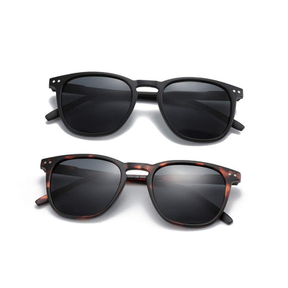 ZENOTTIC Polarized Sunglasses for Women Men: Retro Shades Round | Square Frame UV Protection 2 Pack