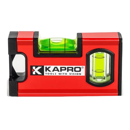 Kapro - 771M TWIN Magnetic Heavy Duty Toolbox Level - For Leveling and Measuring - Features V-Groove and Magnet Base - VPA Certified - 4 Inch