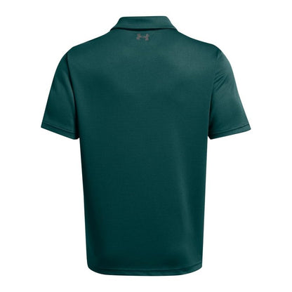 Under Armour Men's Tech Golf Polo, (449) Hydro Teal / / Pitch Gray, X-Small