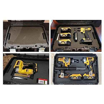 DWST88801 tool Organizer Foam Insert for DeWalt tstak packout foam inserts DWST17808, DWST17807, DWST17805(2Pcs)