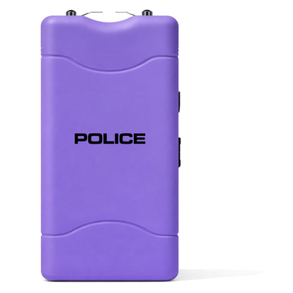 Police Stun Gun 800 Mini Rechargeable LED Flashlight Self Defense Purple