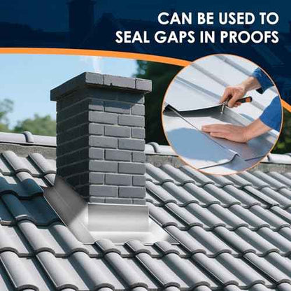 Aluminum Flashing Roll Roof Flashing ? 12 Inch x 50 Ft | 0.3mm Thick Metal Roof Flashing for Windows, Doors, Siding, and Roofing Seals, Aluminum Roof Panels Preventing Roofing Stains and Moss