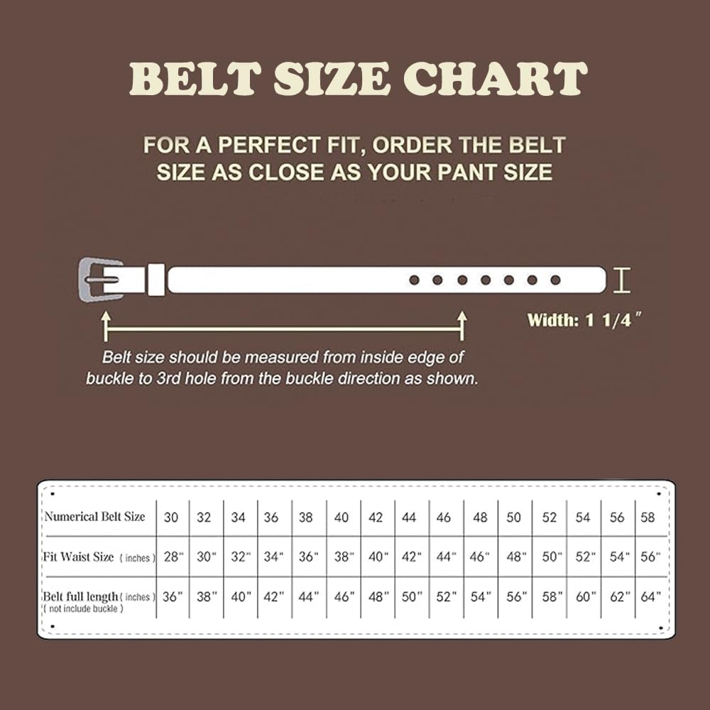 Fabio Valenti Men's Handmade Genuine Leather Belt 100% Cowhide Classic Fashion Design, red, (wine red)