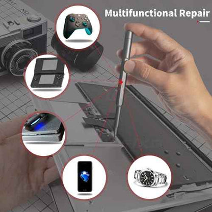Screwdriver Set Star Pentalobe P5/P2 Triangle Triwing Y000 Y00 for Iphone/macbook/laptop/PC/xbox/Switch Controller Screwdriver Phillips,FlatHead Glasses Repair Kit Compatible with torx T8/T6/T5/T9/T10