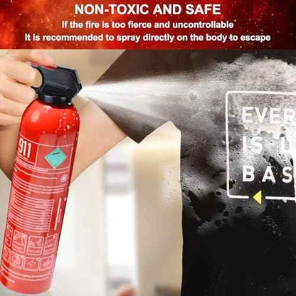 6 Pack Fire Extinguisher for Home with Mount - Upgraded 8-in-1 Portable Fire Extinguisher for Car Vehicle Boat House Kitchen, Water-Based Fire Extinguisher for A, B, C, K Fires
