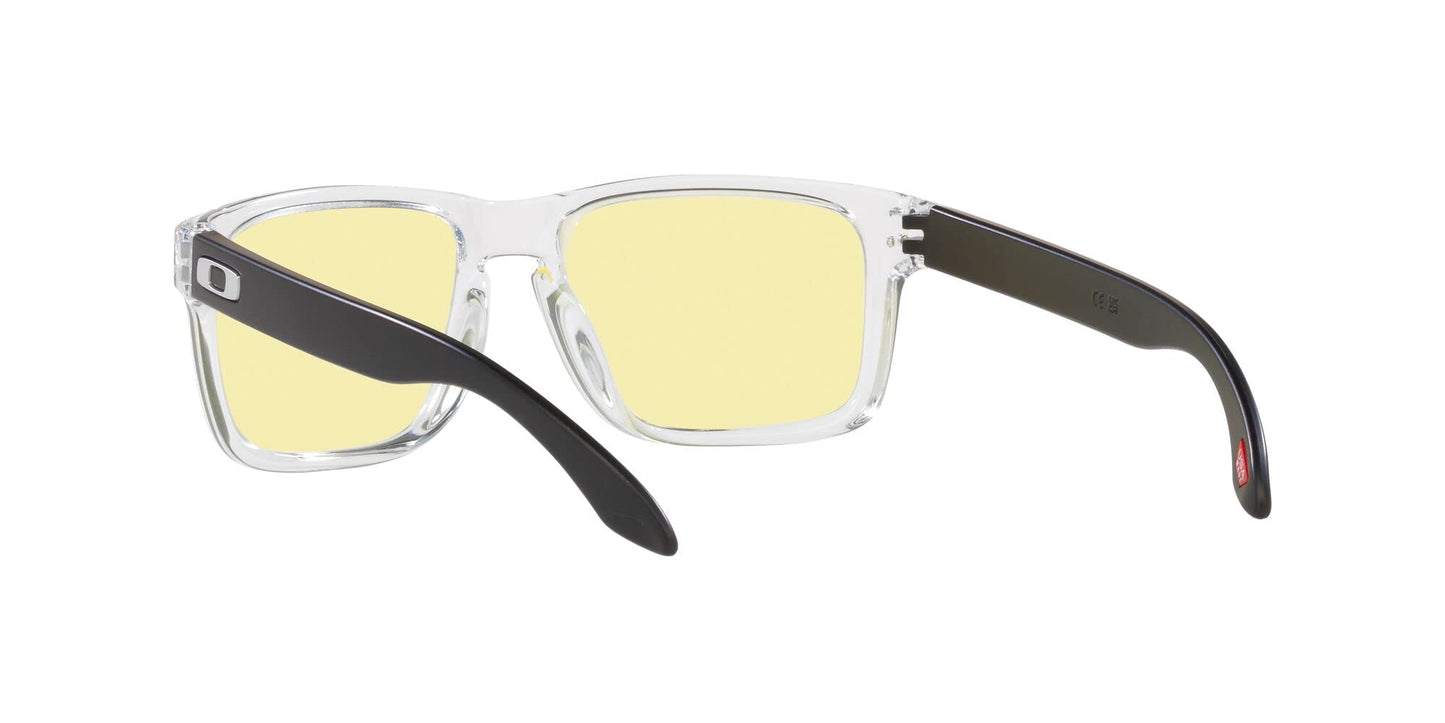 Oakley Men's OO9102 Holbrook Square Sunglasses, Clear/Prizm Gaming, 57 mm