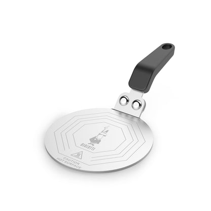 Bialetti Stainless Steel Plate, Heat Diffuser Cooking Induction Adapter, Steel, 6 pints