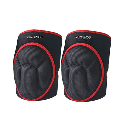 MUZEEMOU Knee Pads for Gardening,Flooring - Thick EVA Foam Cushion, Non-Slip Silicone & Adjustable Straps (S/M/L), Breathable Unisex Garden Kneeling Pad with Extended Comfort