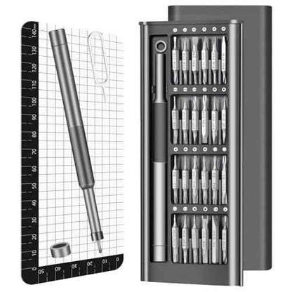 52-IN-1 Precision Screwdriver Set, [S2 Steel] Professional Magnetic Electronics Small Repair Tool Kit for Phone, Computer, Eyeglass, PS5, Watch, Laptop, Macbook, Ring Doorbell Screw Driver