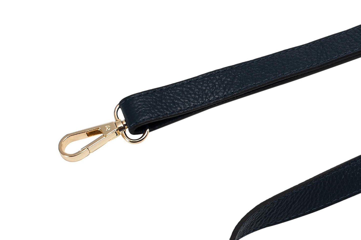 VanEnjoy Full Grain Genuine Leather Adjustable CrossBody Strap Replacement for Bag Purse, 0.7" Wide,26-51" Long (Navy)