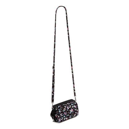 Vera Bradley Cotton All in One Crossbody Purse with RFID Protection